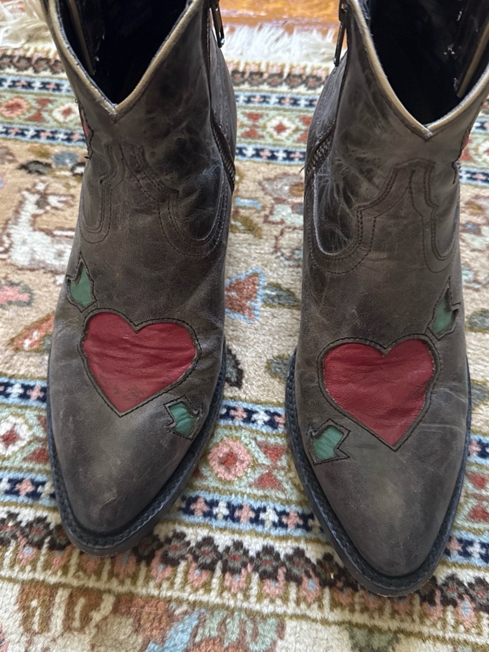Authentic Allens Western Ankle Boots